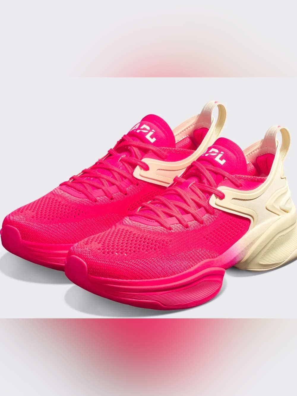 NWB APL x McLaren HySpeed Magenta Pristine Ombre Running Shoes ~ Size 11.5 Men